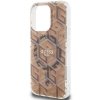 Guess GUHMP15LHGCUSTGW iPhone 15 Pro 6.1 brązowy/brown hardcase IML GCube MagSafe